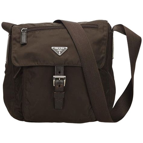 prada messenger bag brown|prada messenger bag female.